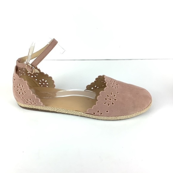 LC LAUREN CONRAD PINK FLAT ESPADRILLES - Picture 2 of 8